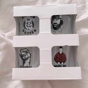 Letterkenny shot glass set.